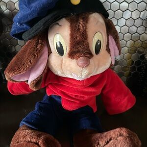 Fievel vintage  Plush Toy with Red and Blue Outfit